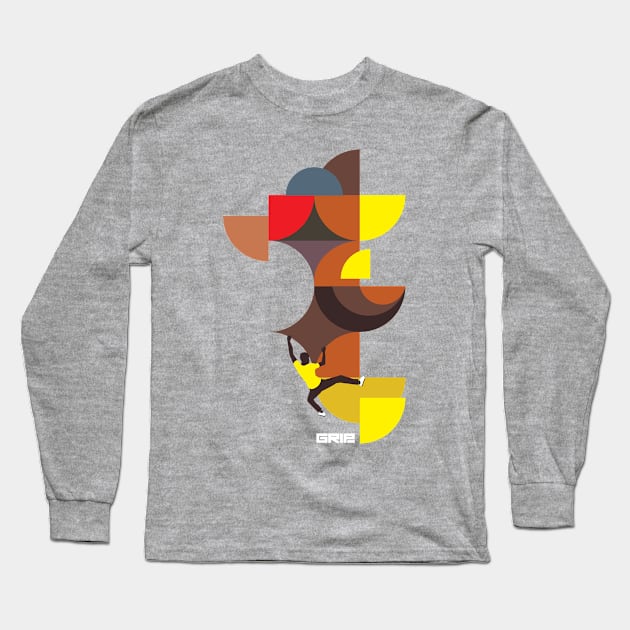 indoor abstract climb Long Sleeve T-Shirt by gripclimbing